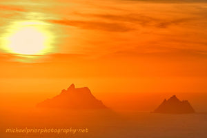 Skellig sunset