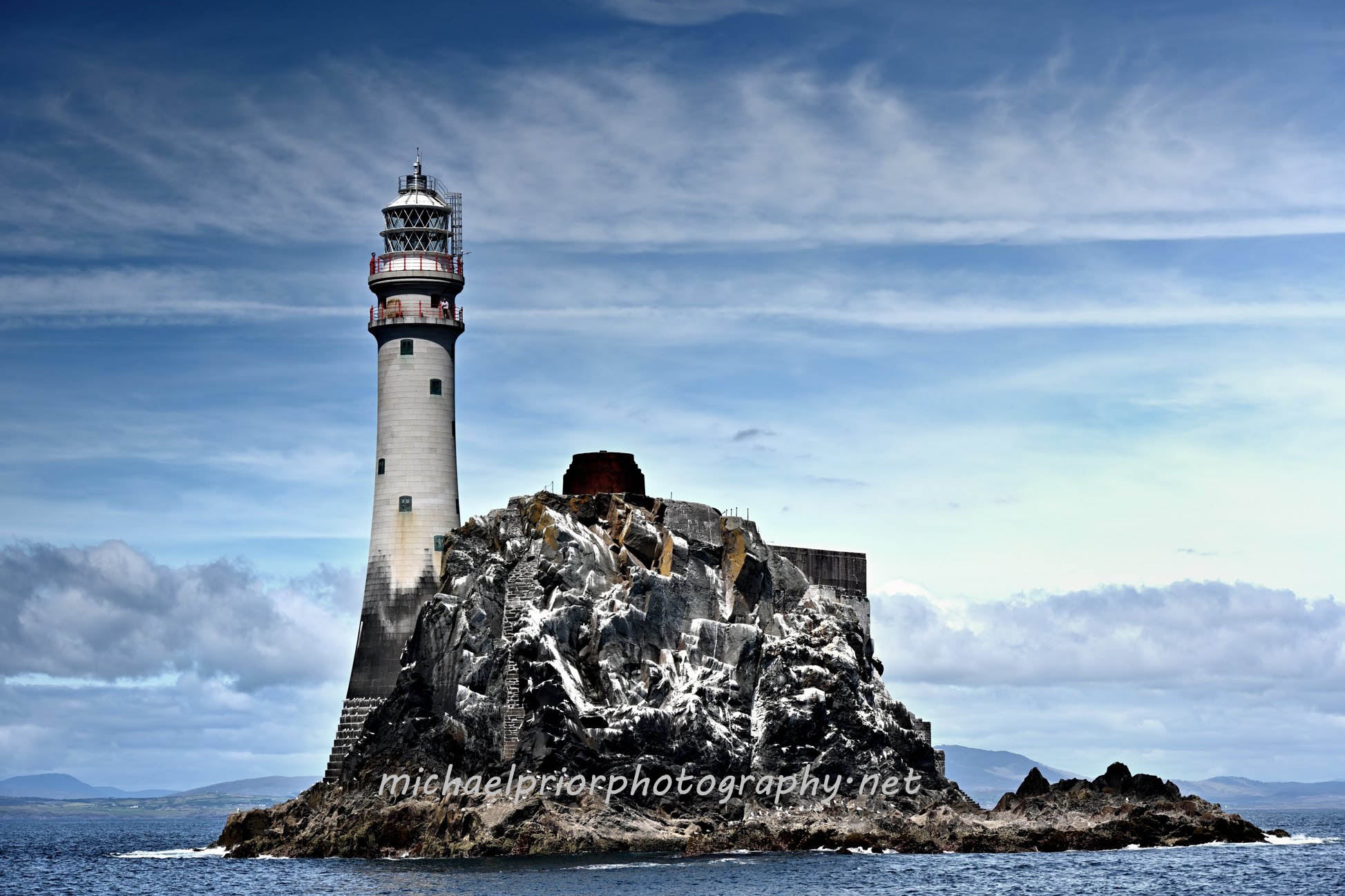 The Fastnet lighthouse on a beautiful summer's day