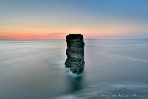 Dun Briste Sea Stack At Sunrise