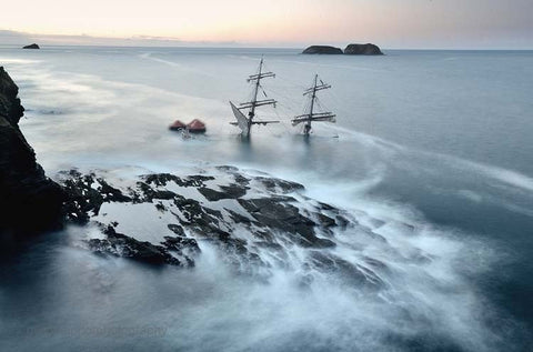 The Sinking Astrid At Dawn - Michael Prior Photography 