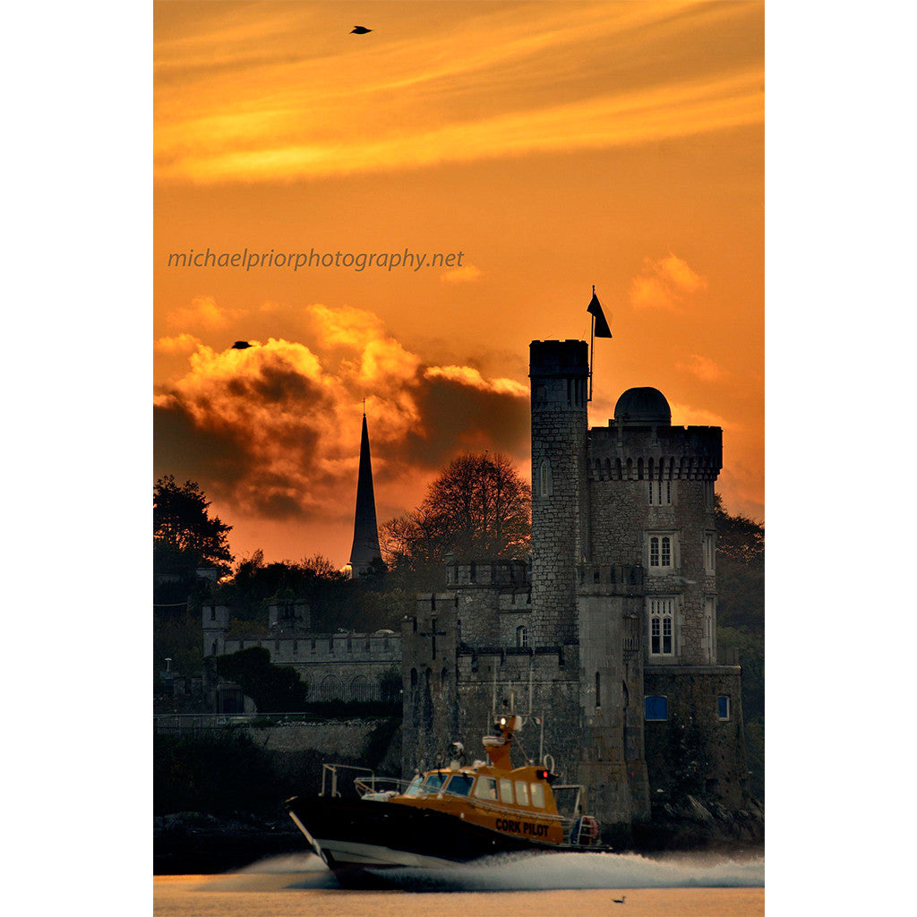 Pilot Boat Passing Blackrock Castle - Michael Prior Photography 