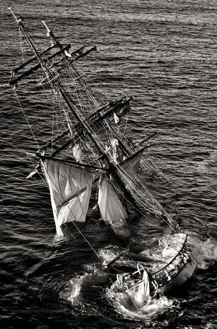 Sinking Astrid In Black And White - Michael Prior Photography 