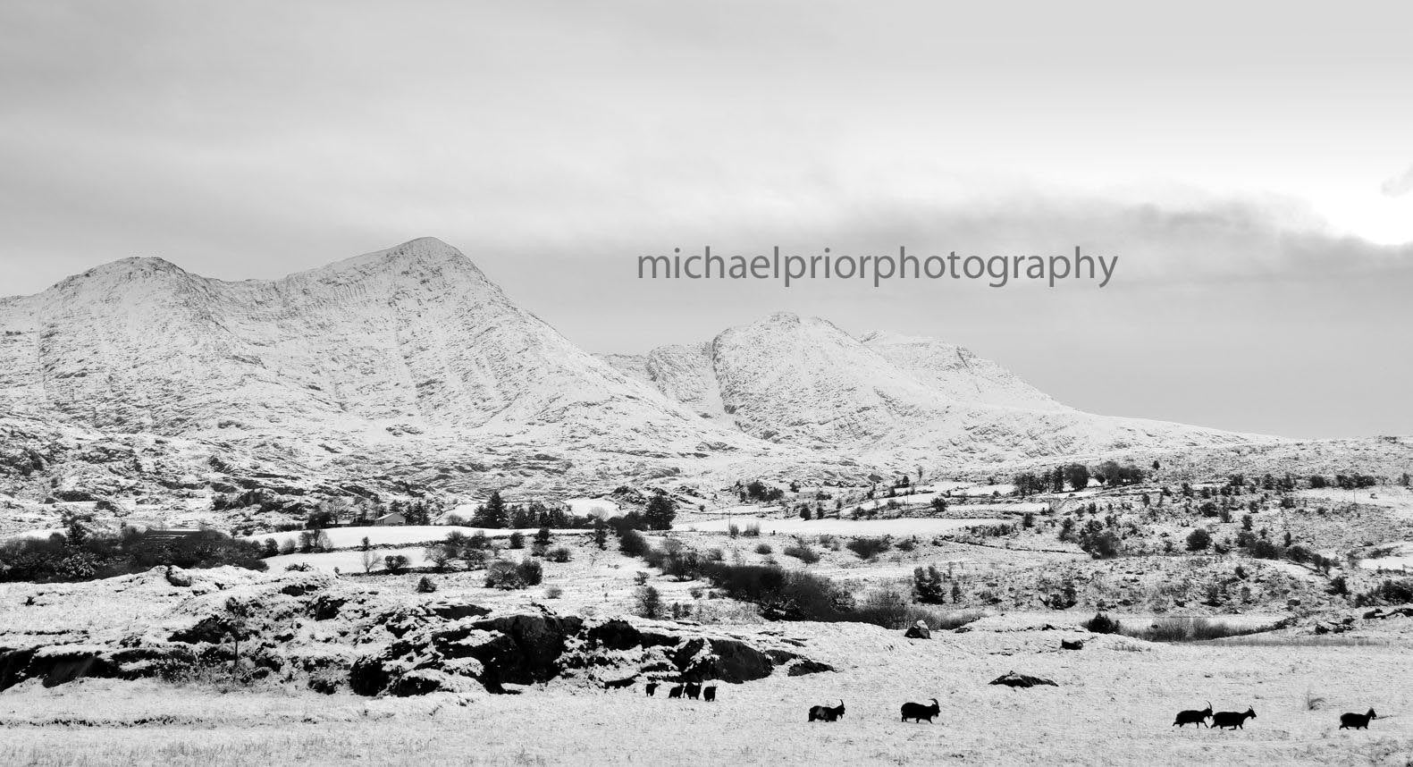 The Bridia Valley Under Snow - Michael Prior Photography 