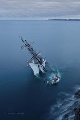 The Astrid Under Water By Night - Michael Prior Photography 