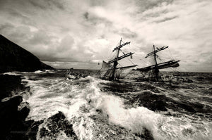 The Sunken Astrid - Black & White - Michael Prior Photography 