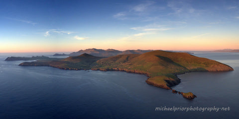 Sleahead sunset from the air