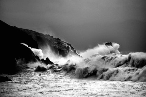 Wild Horses In High Swell - Michael Prior Photography 